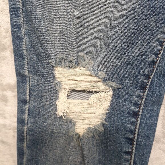 Levi’s Jeans Women 7M 28x30 Denizen High Rise Jegging Button Fly Distressed NWT - Picture 10 of 12